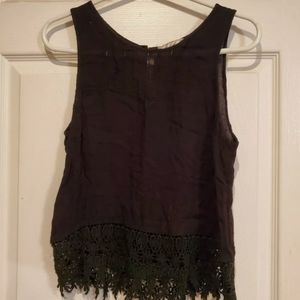 Womens Chloe K Black Dressy Top- Size Small